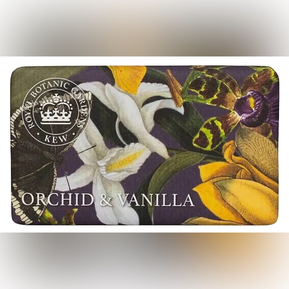 NEW The English Soap Company Kew Gardens Collection Orchid & Vanilla Soap